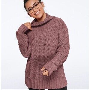 Victoria’s Secret PINK Chenille Turtleneck Sweater – Size Small